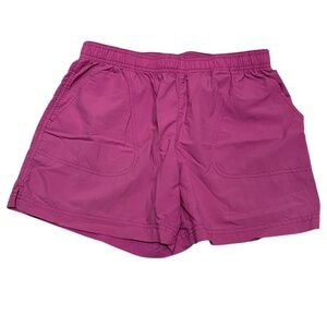 COLUMBIA Hiking Shorts 2 Front Pockets 1 Zip Back Pocket Rose Color S Great Cond
